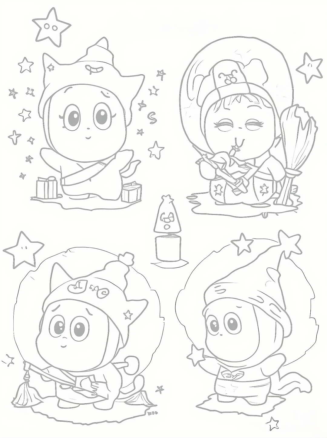 🎨 新手绘画福利！超实用线稿素材分享✨