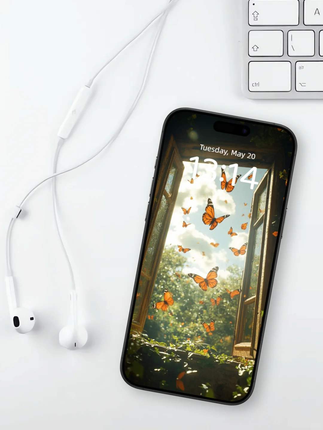 蝴蝶壁纸 l 盛夏的邂逅