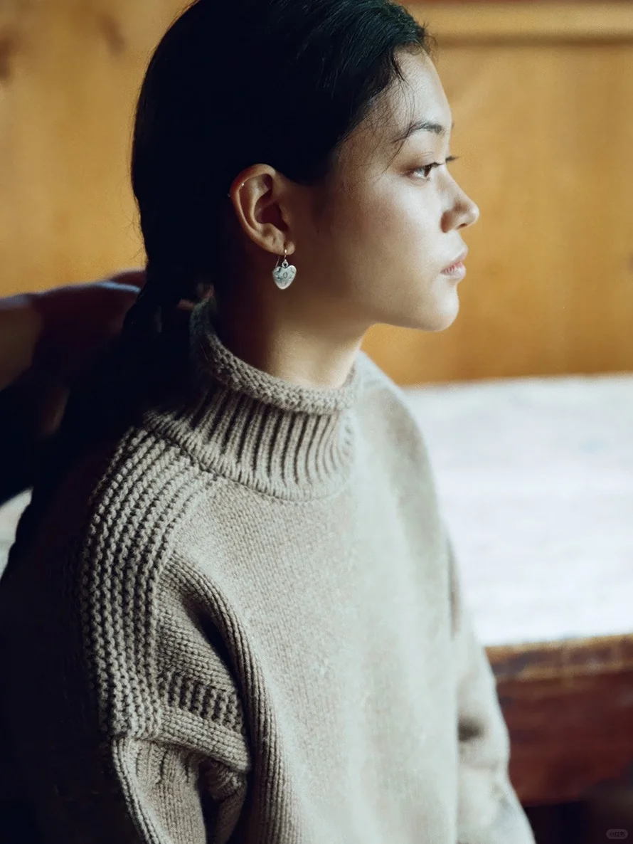 文艺范的法日混血模特美佳