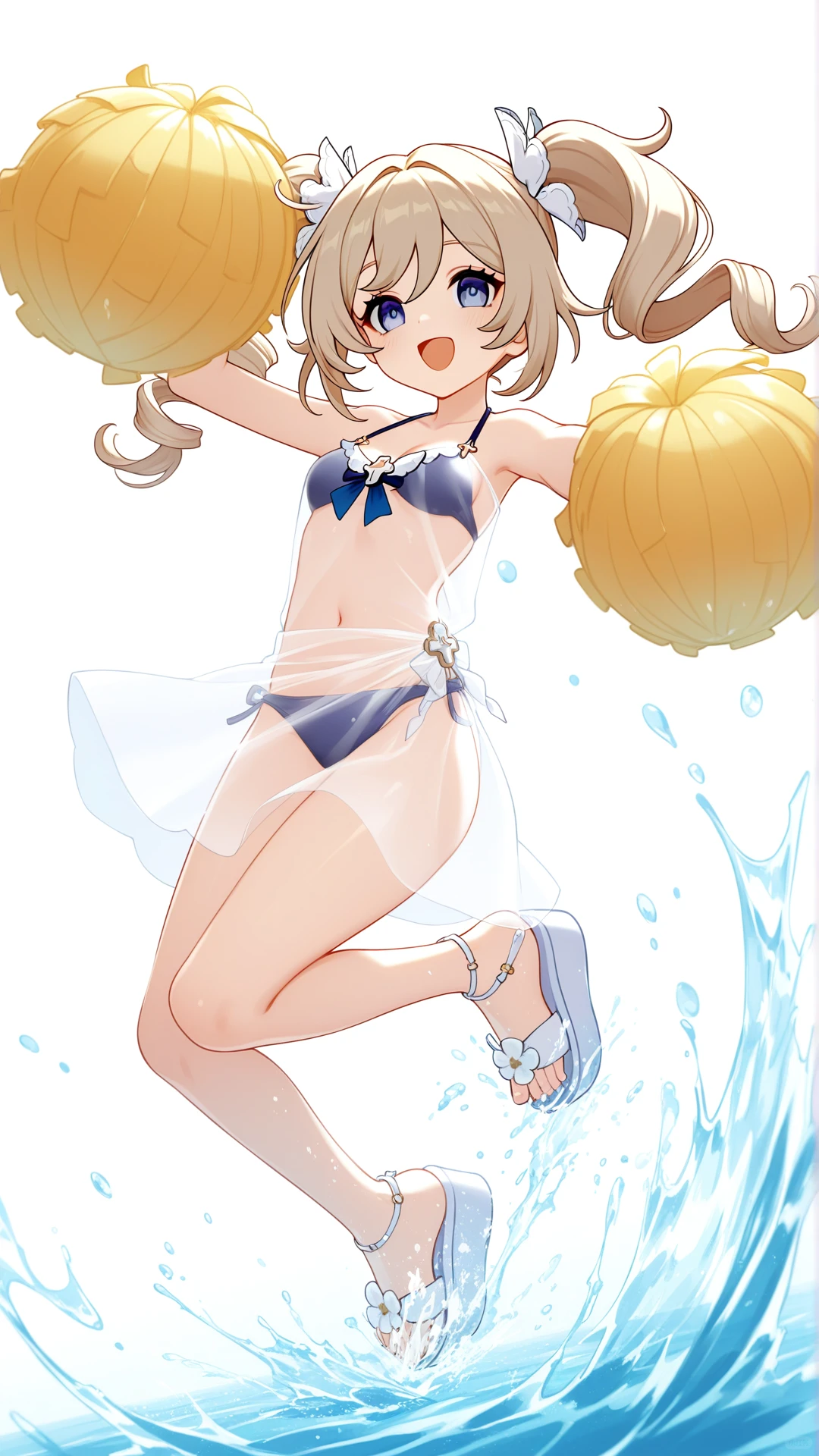 【原神同人】芭芭拉的绝美泳装