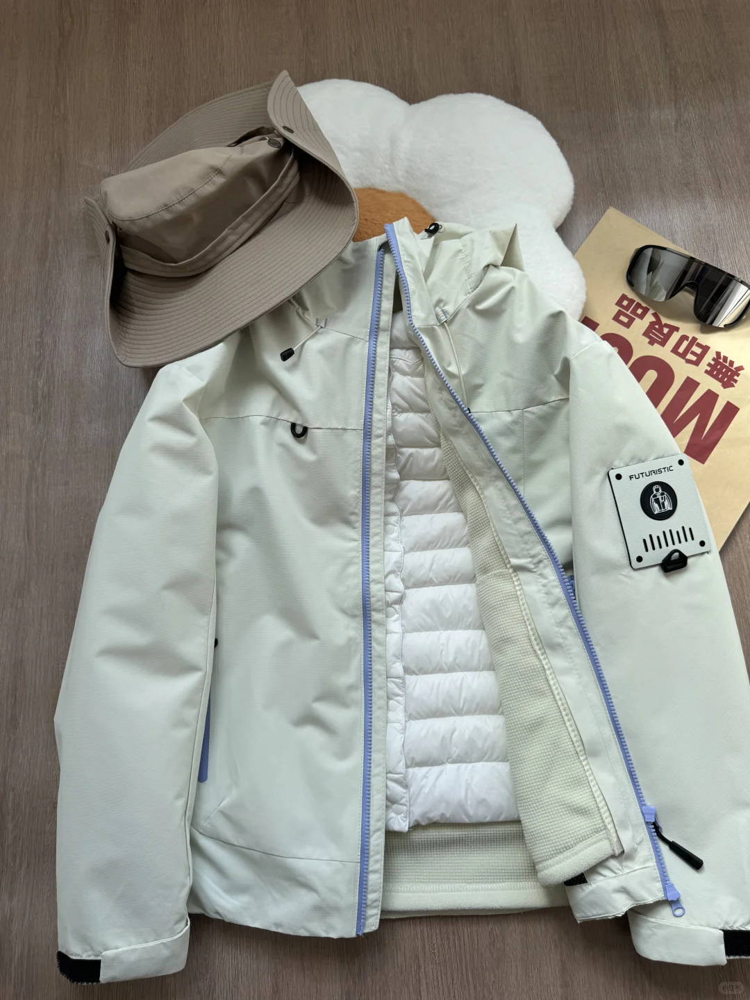 live原图｜近期剪吊牌zui快的雪霁黄冲锋衣！！