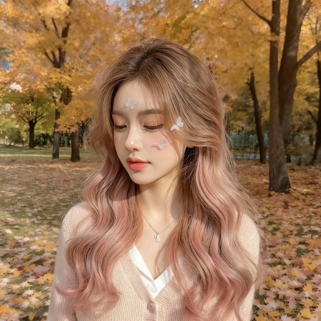 秋日粉色治愈系｜把温柔的秋意和笑意都藏进