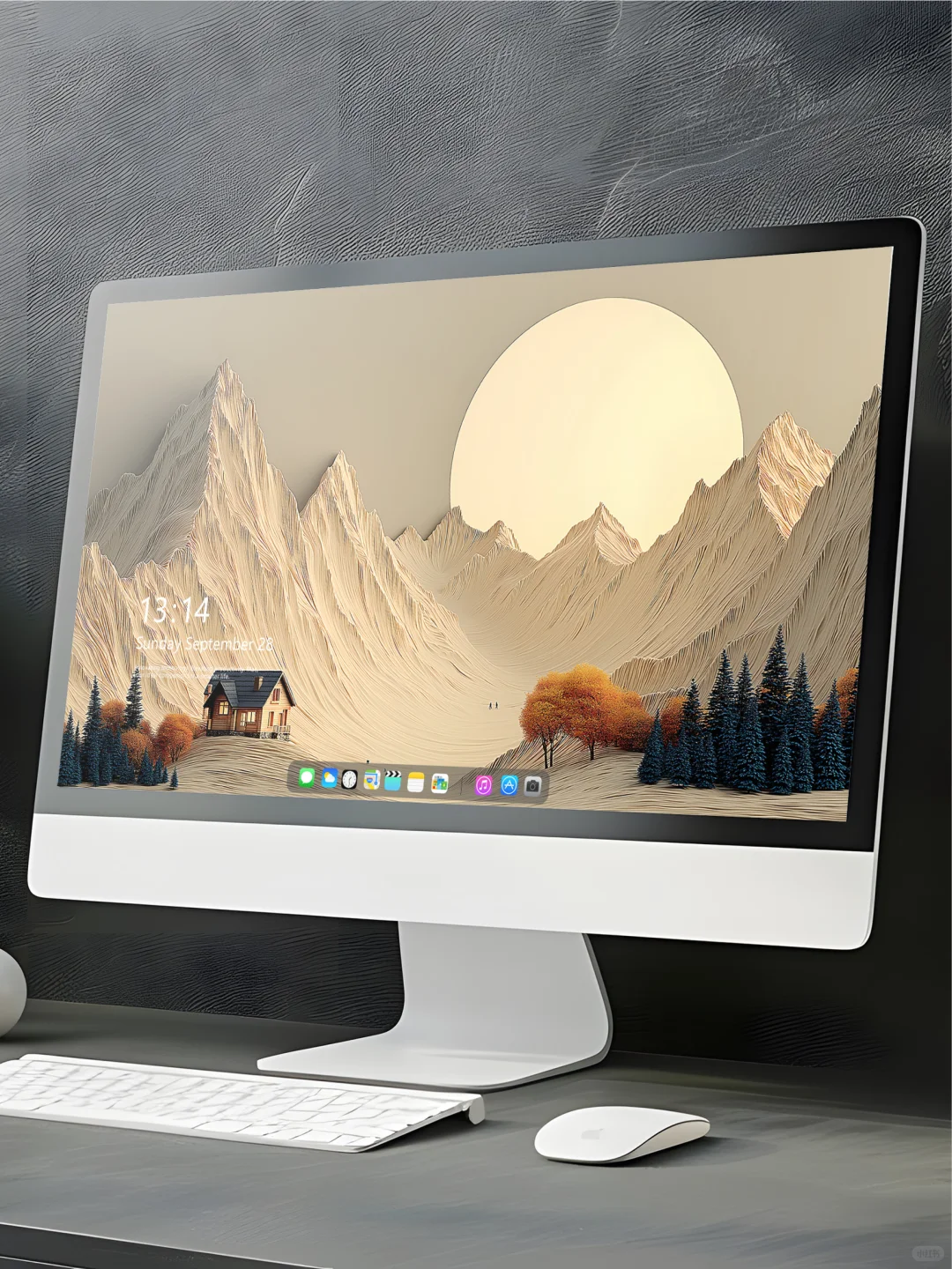 堆山揽月，这壁纸太有感觉啦！104