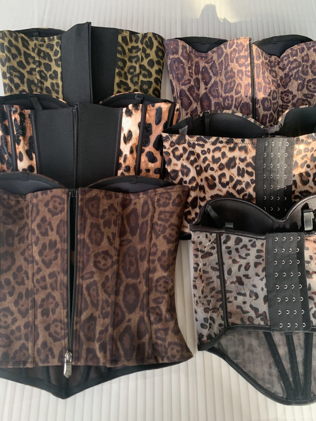 豹纹系列｜辣到爆的鱼骨胸衣，秋冬也能穿‼️