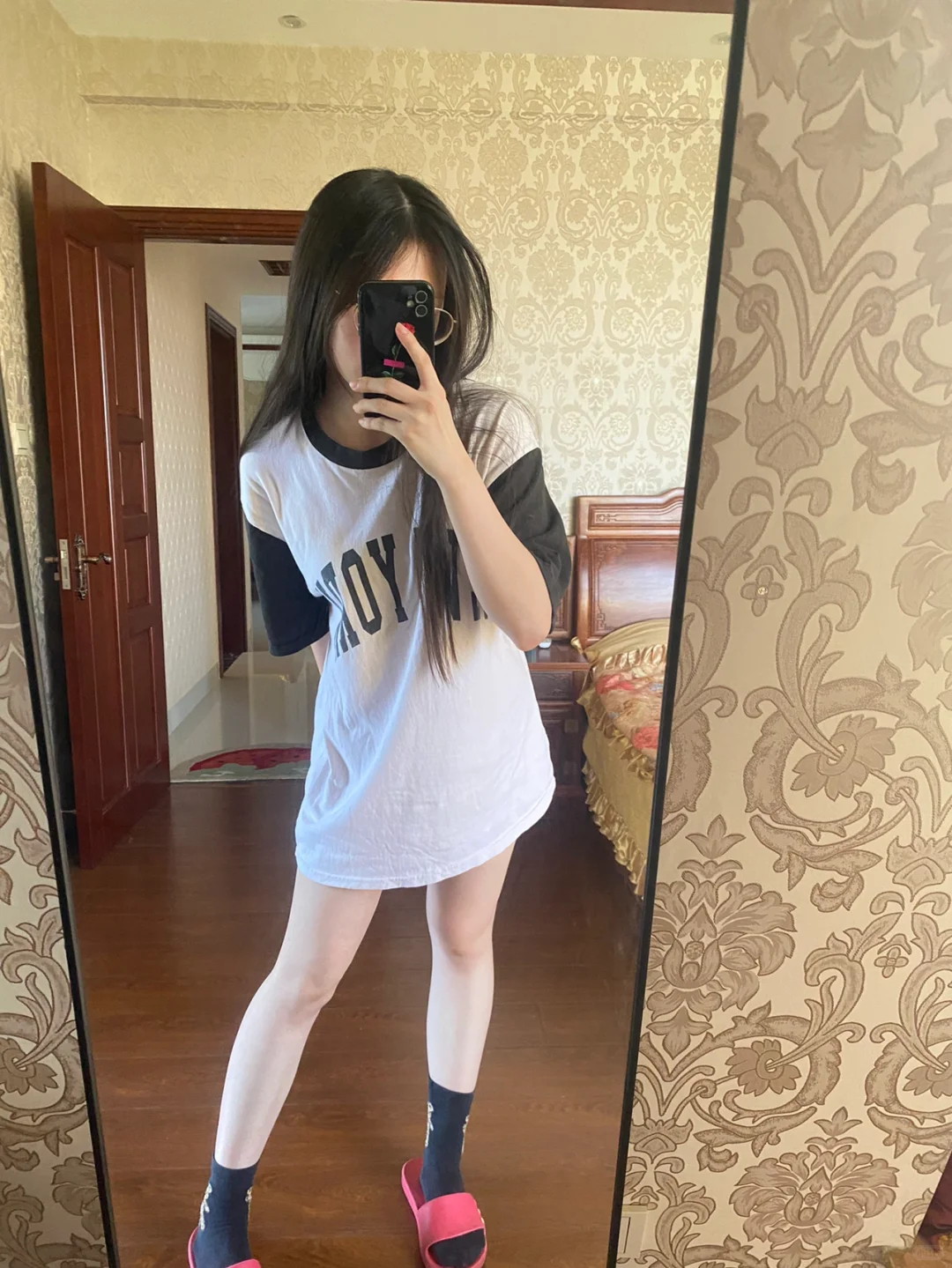 165 100 每天都觉得自己匀称的腿好美😛