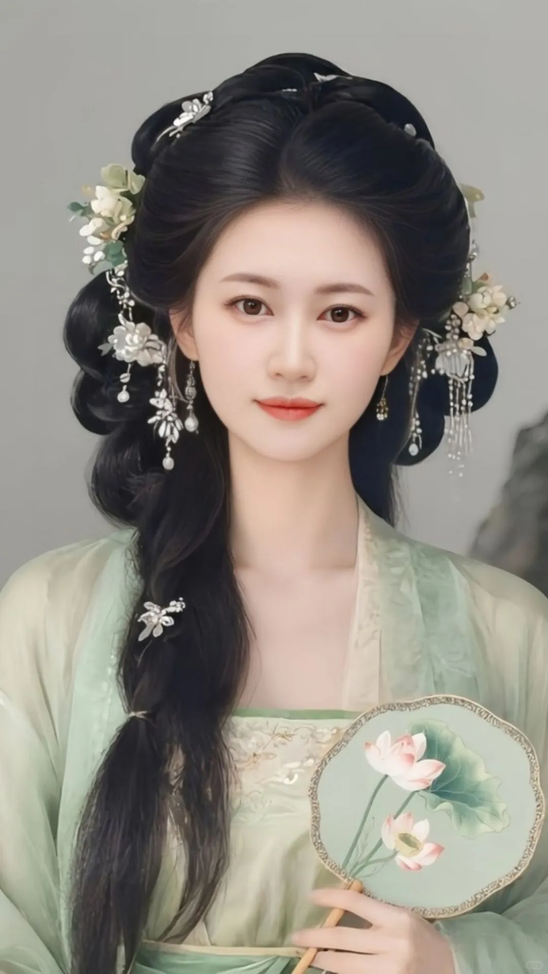 清冷的女生，抖音眨眼融合