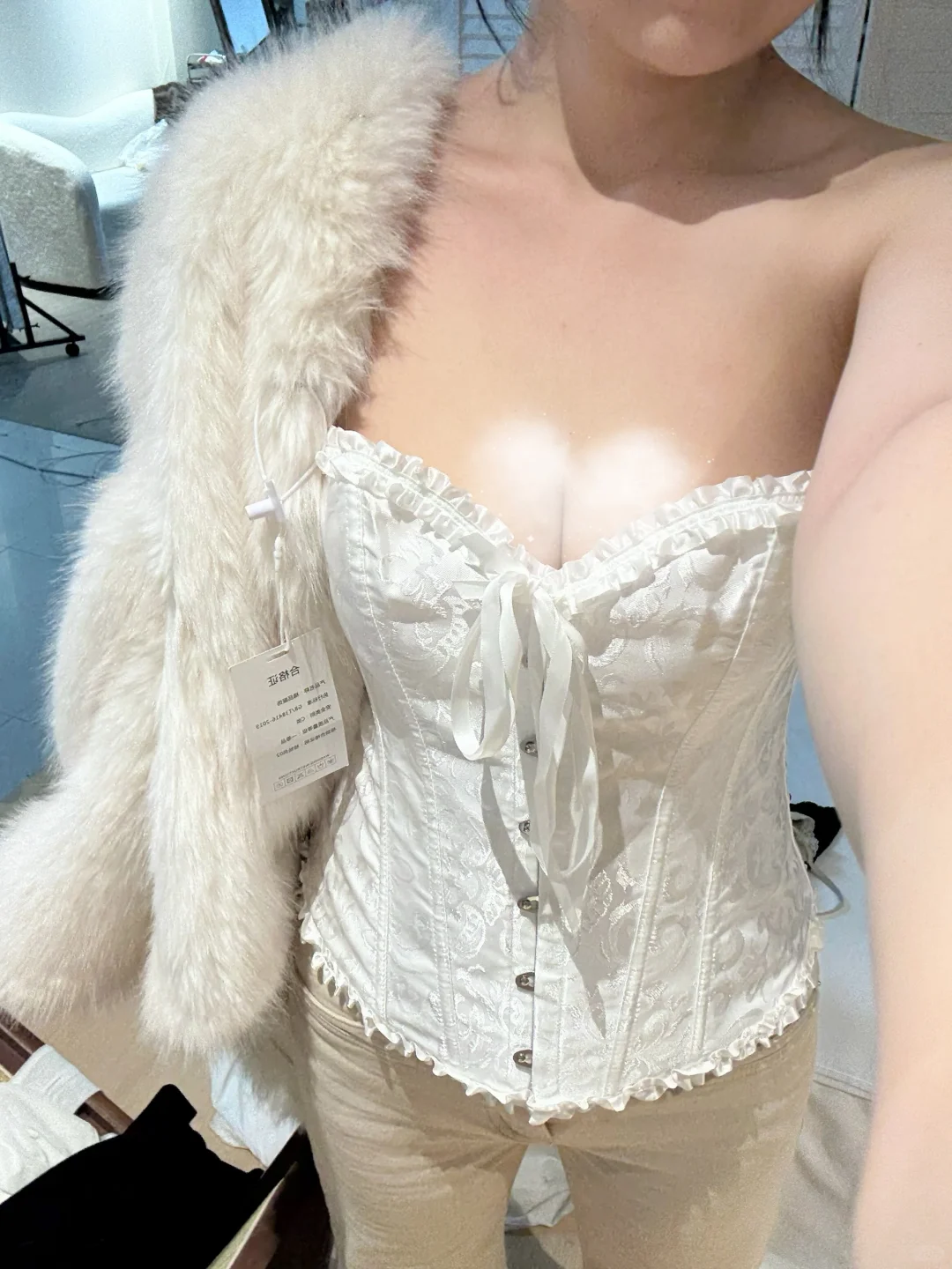 Live图直观看鱼骨衣掐腰收腹效果有多🐮！！