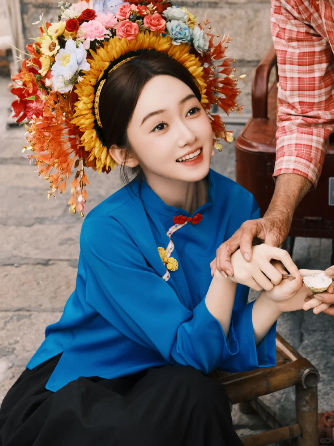 “花因色美 我因花娇”来泉州当一天蟳埔女~