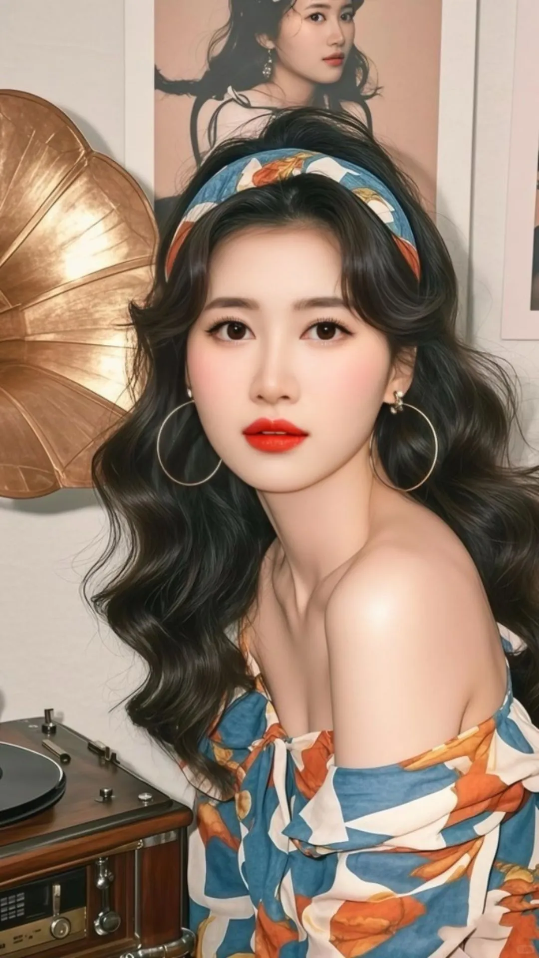 清冷的女生，抖音眨眼融合