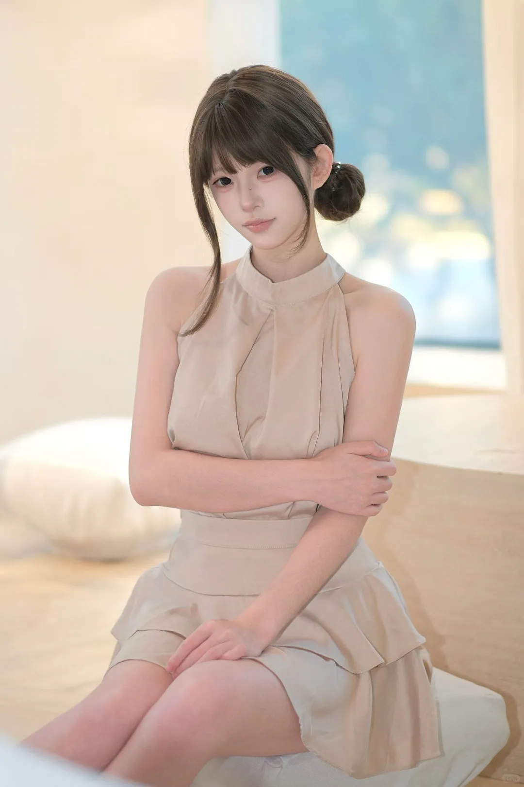 咖啡馆里的纯欲小姐姐