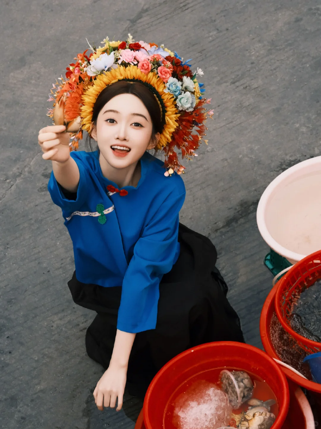 “花因色美 我因花娇”来泉州当一天蟳埔女~