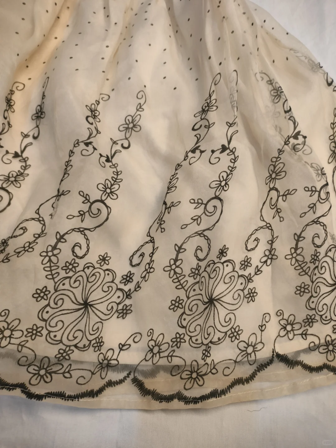 55🍞vintage日系波点裙