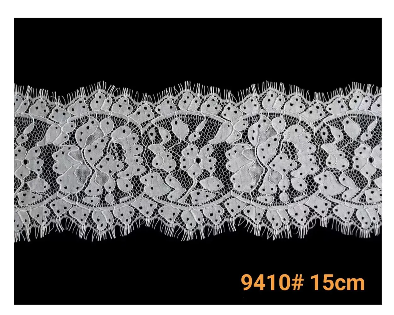 锦棉股线睫毛蕾丝