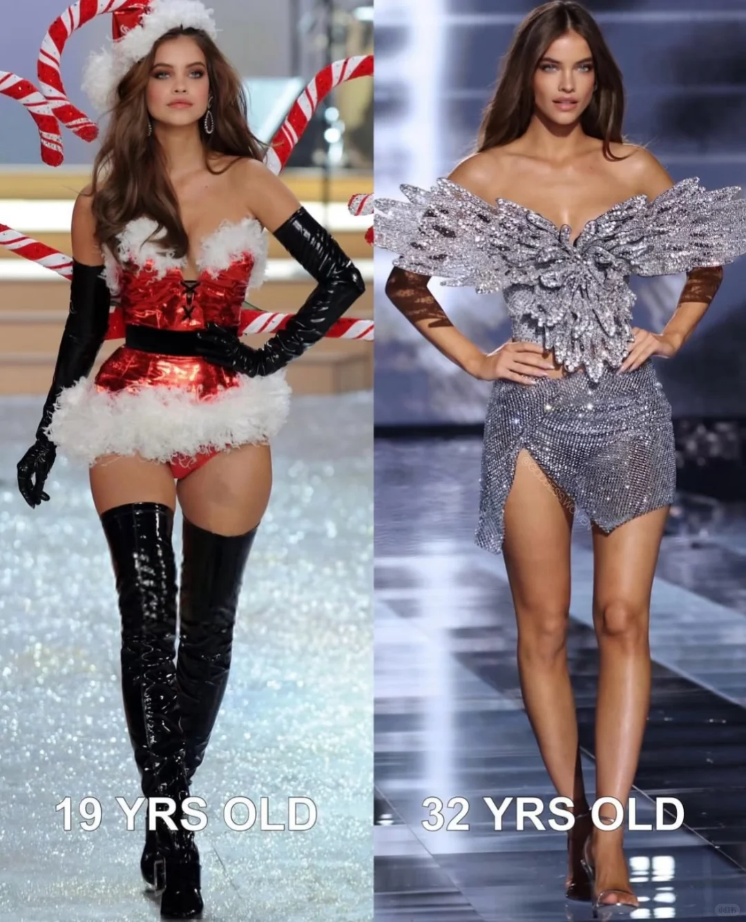 太自律了👍维密们的今时昔日