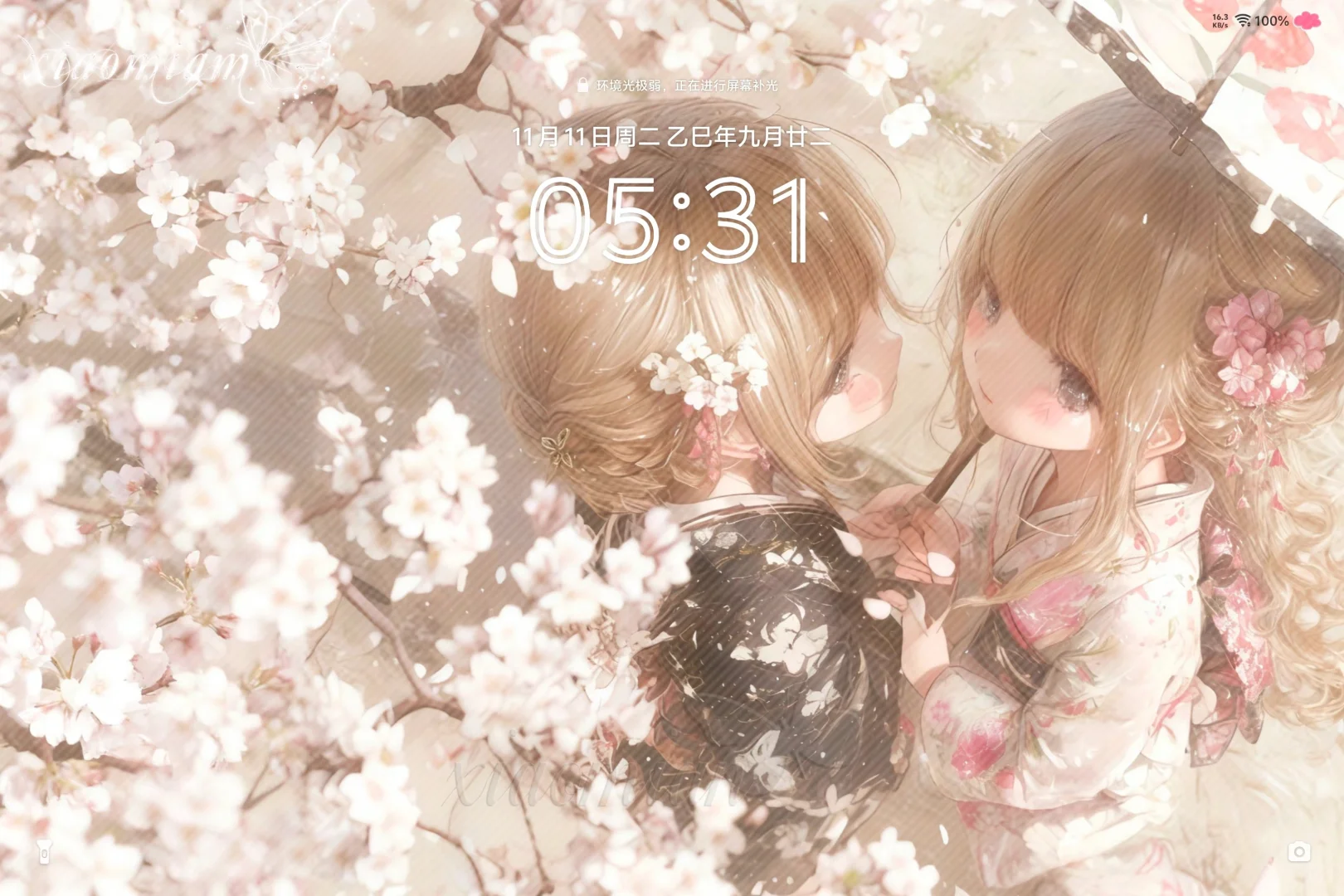 这张平板壁纸太好看了吧！