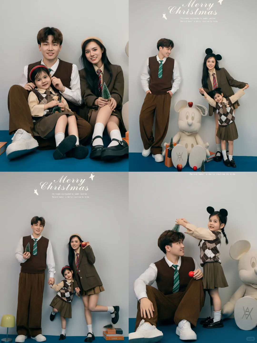 金华亲子照｜圣诞氛围感全家福，超有爱❤️