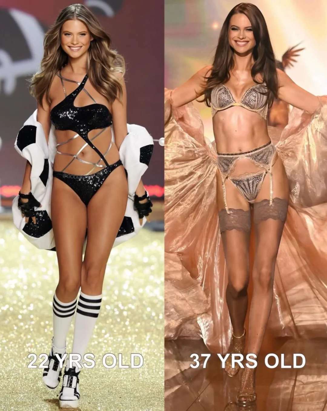 太自律了👍维密们的今时昔日