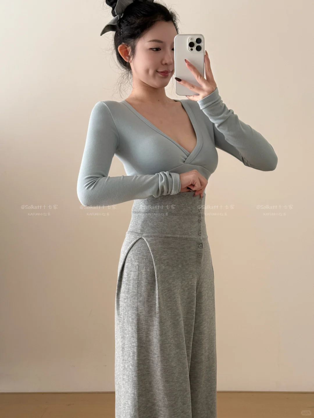 11.24上新｜秋冬必入神裤 翻边针织阔腿裤