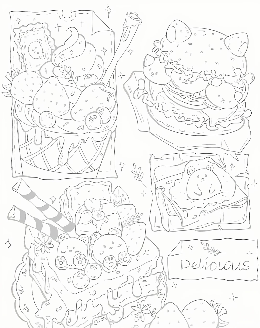 🎨 新手绘画福利！超实用线稿素材分享✨