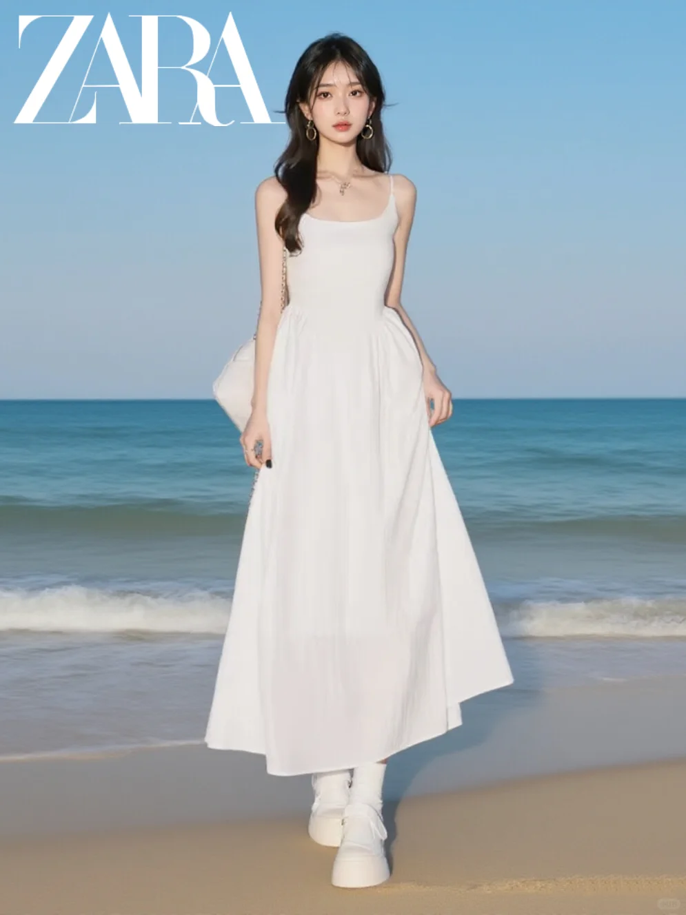 Zara是不是不赚钱了⁉️白月光连衣裙39💰