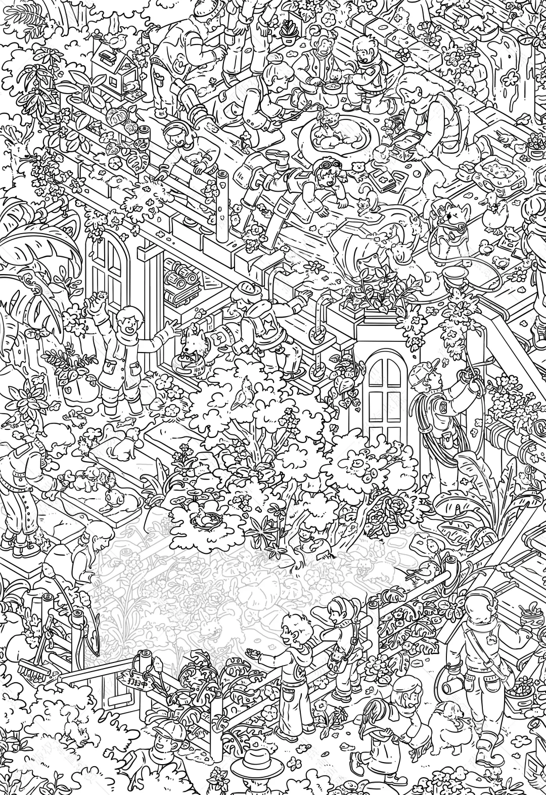 挑战地狱级线稿的一天