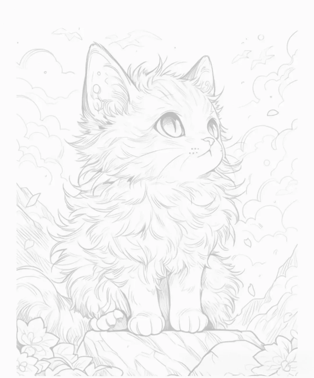 线条画 摸鱼专用🐟