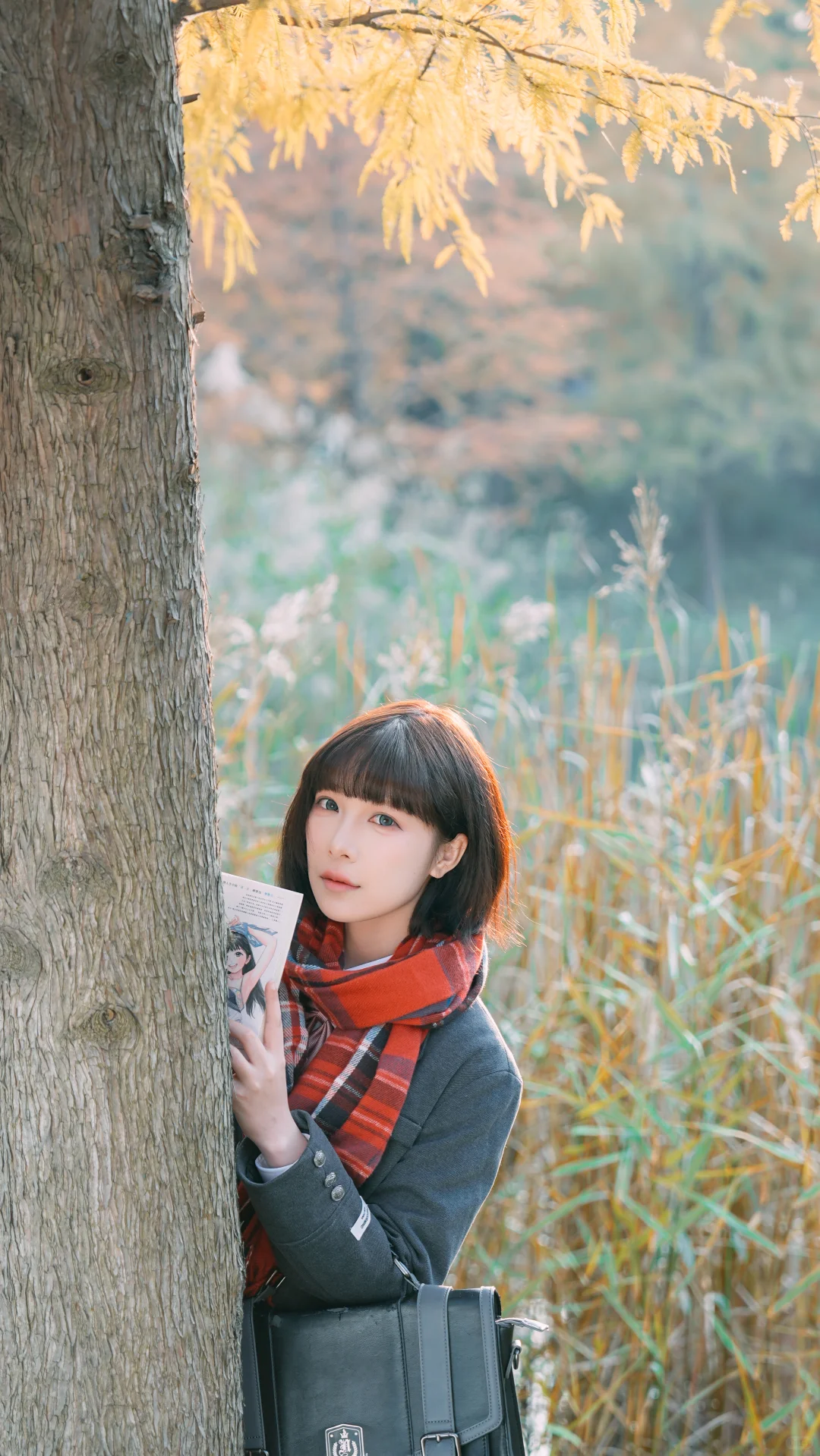 3个技巧拍爆秋日JK！公园秒变电影片场🎬