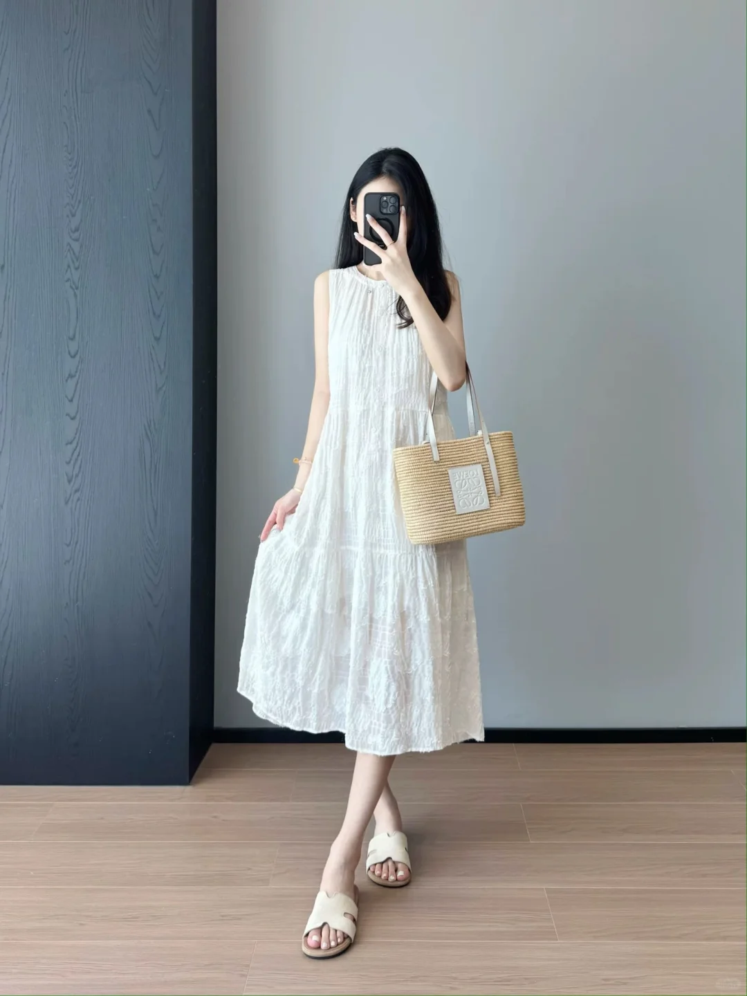 关于我买到一件巨满意的法式浪漫无袖背心裙