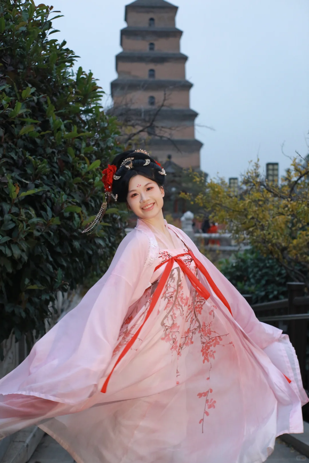 西安约拍 大雁塔美丽客片分享