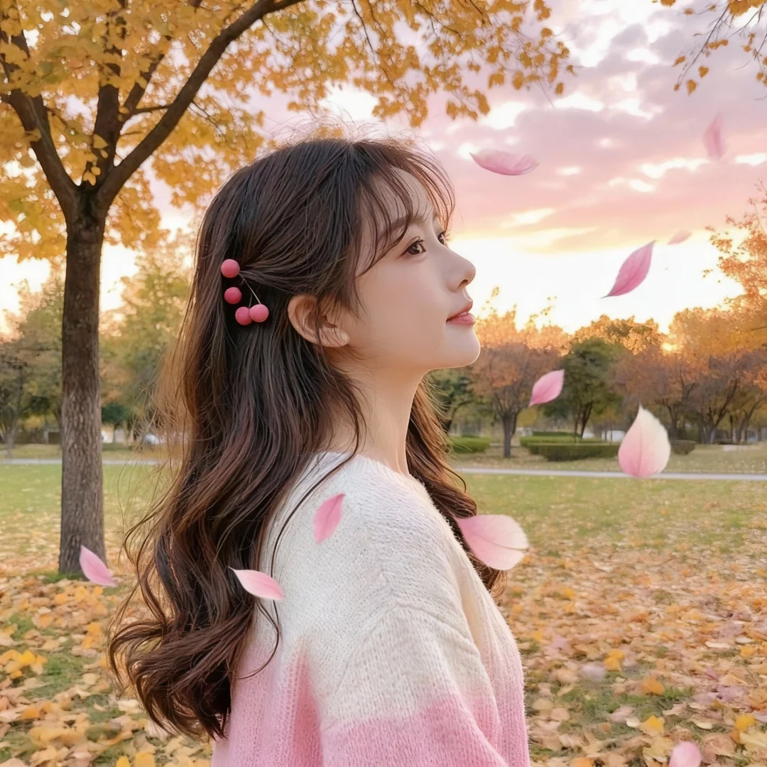 秋日粉色治愈系｜把温柔的秋意和笑意都藏进