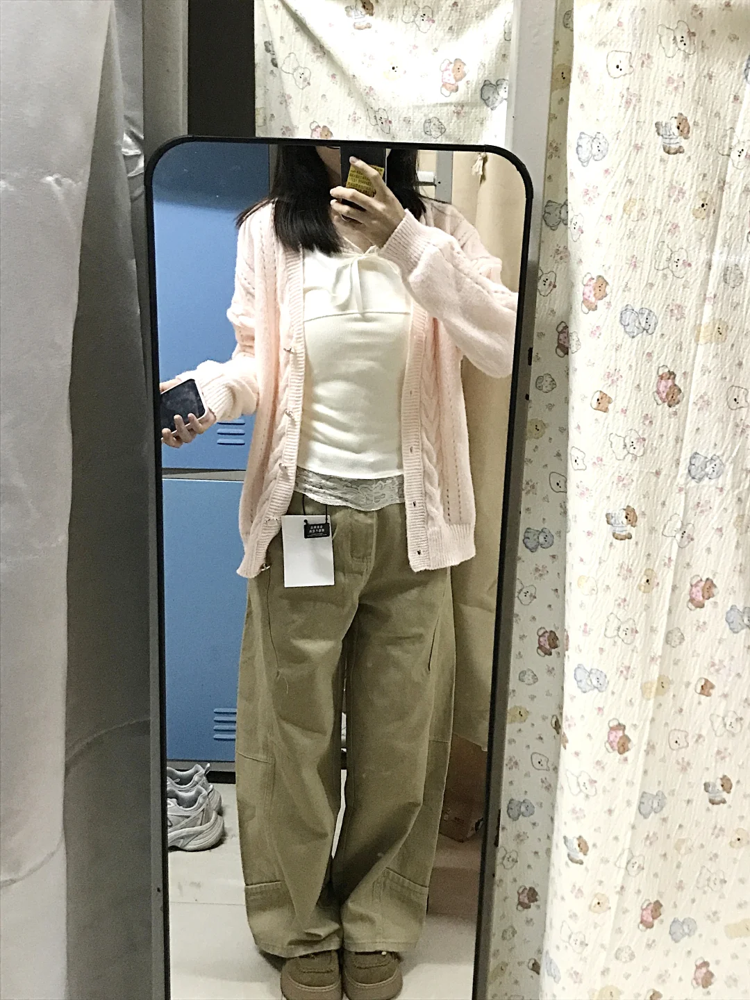 女大纯分享 ｜粉粉嫩嫩的毛衣开衫