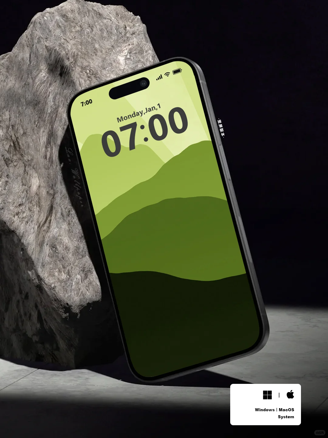 Windows/MacOS 4K高清电脑分区壁纸丨青绿