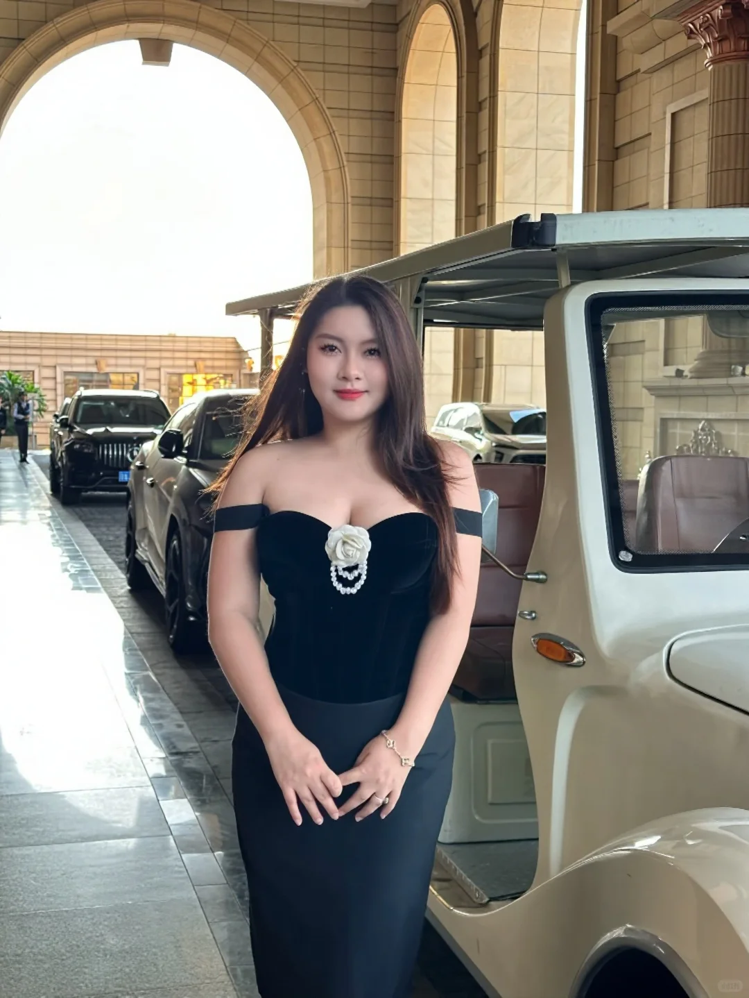 150斤大🐻显瘦小香风丝绒内搭