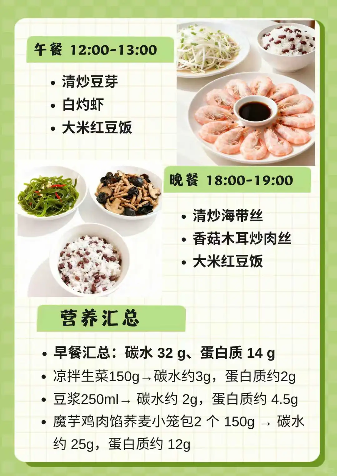 11.20胖糖友！控糖一日三餐