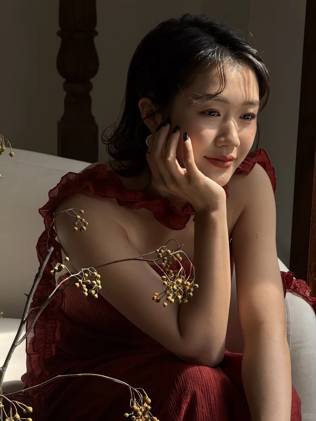 很气质的一张脸