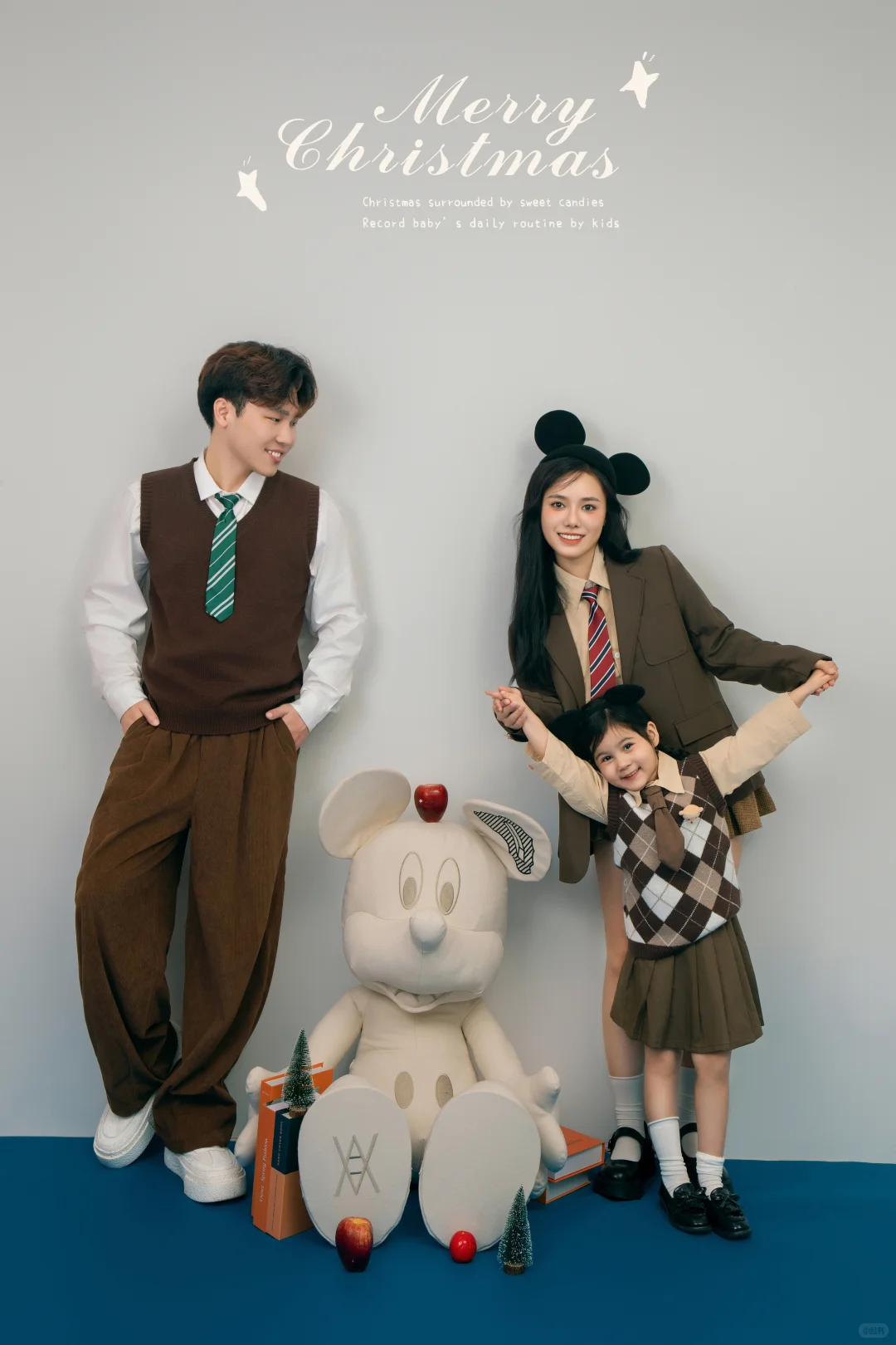 金华亲子照｜圣诞氛围感全家福，超有爱❤️