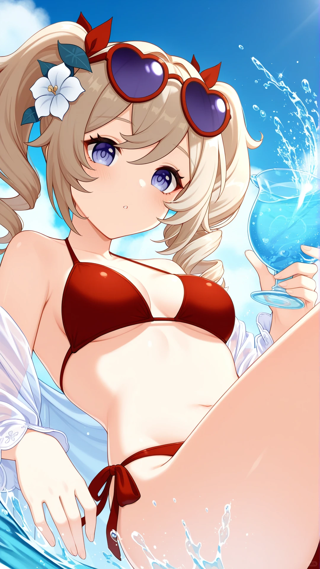 【原神同人】芭芭拉的绝美泳装