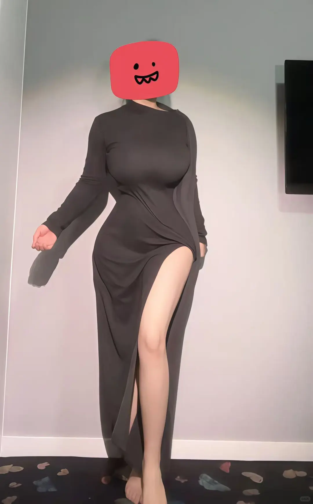 当我拍出了身体的曲线！