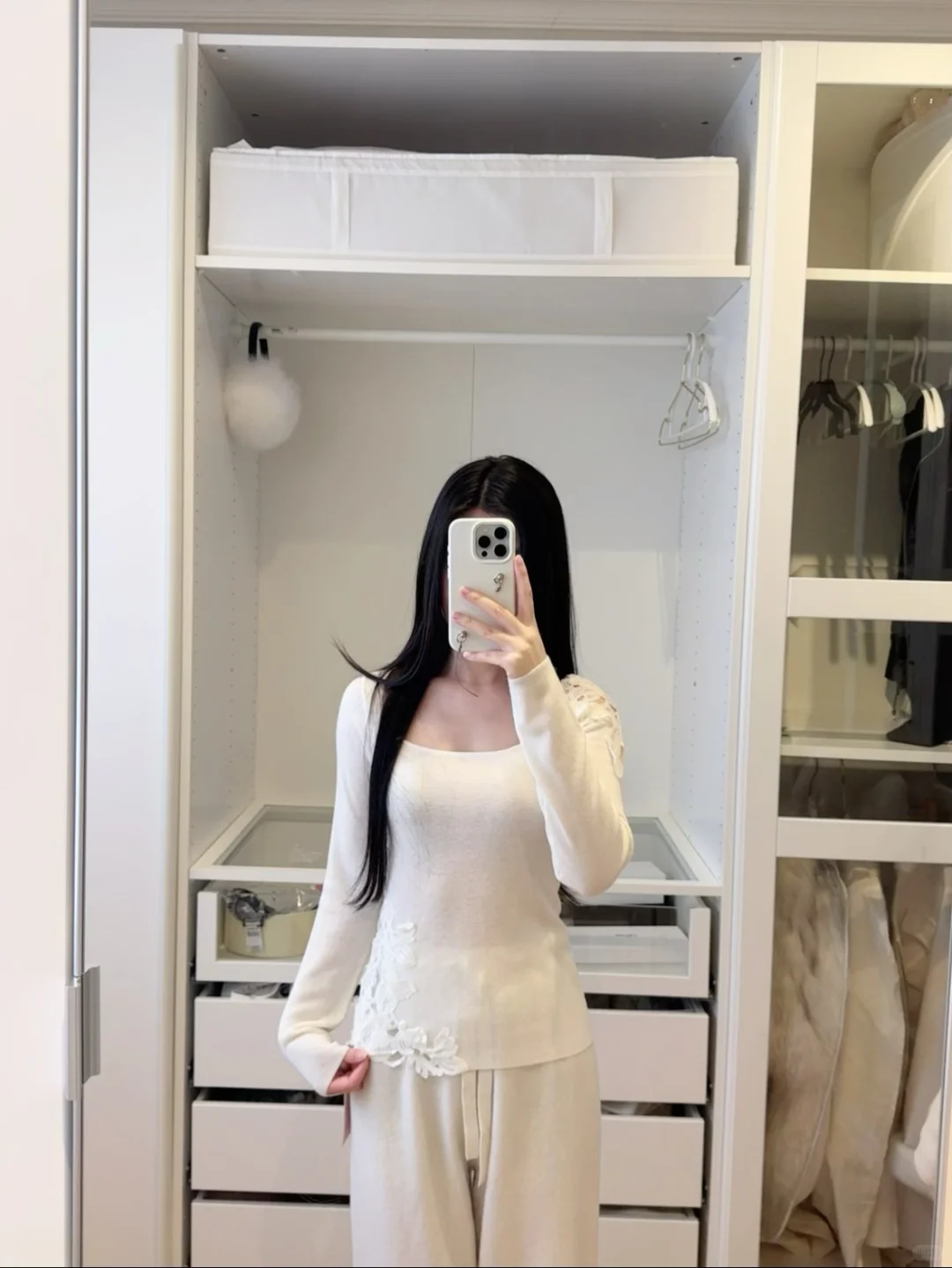 怎么有这么美的蕾丝打底