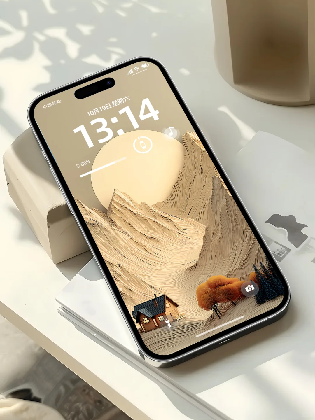 堆山揽月，这壁纸太有感觉啦！104