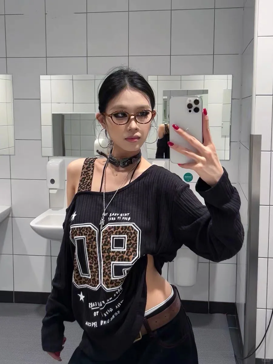 🍂早秋斜肩显瘦神器！辣妹必备～