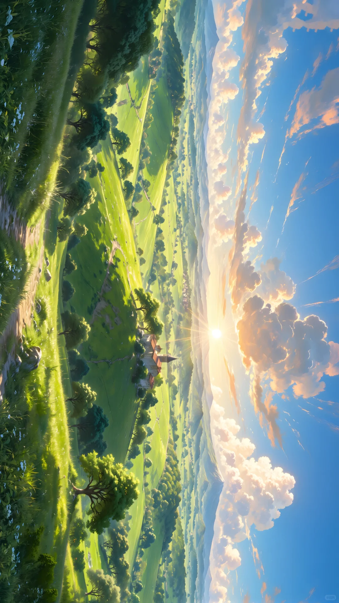 电脑壁纸 029-山野日出