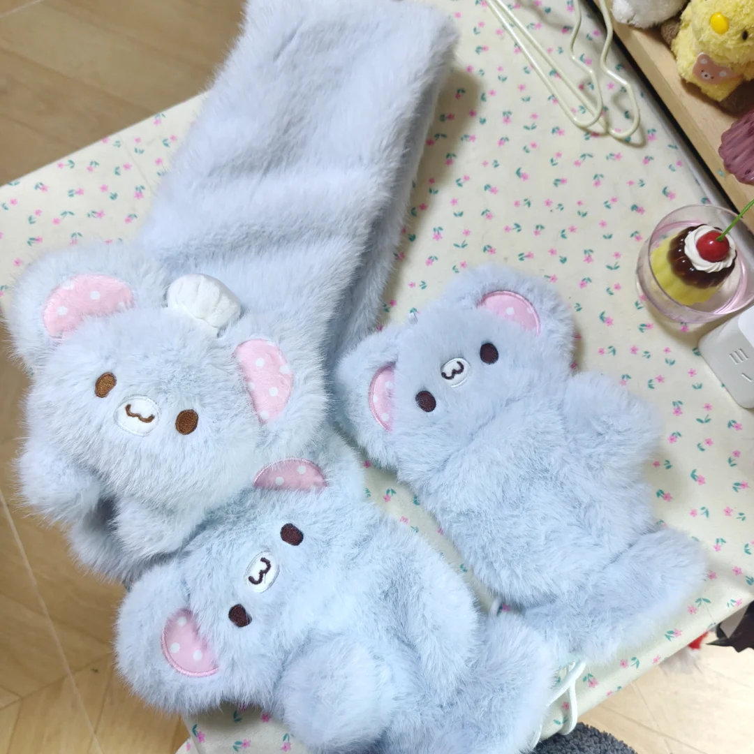 甜梦集围脖，手套开箱测评（有试戴）