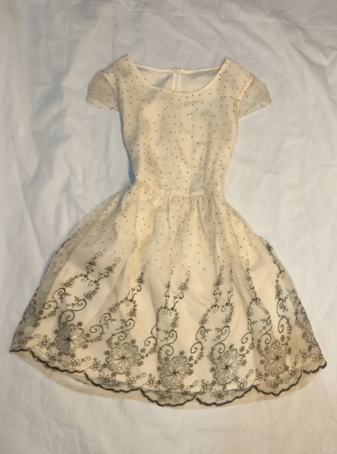 55🍞vintage日系波点裙