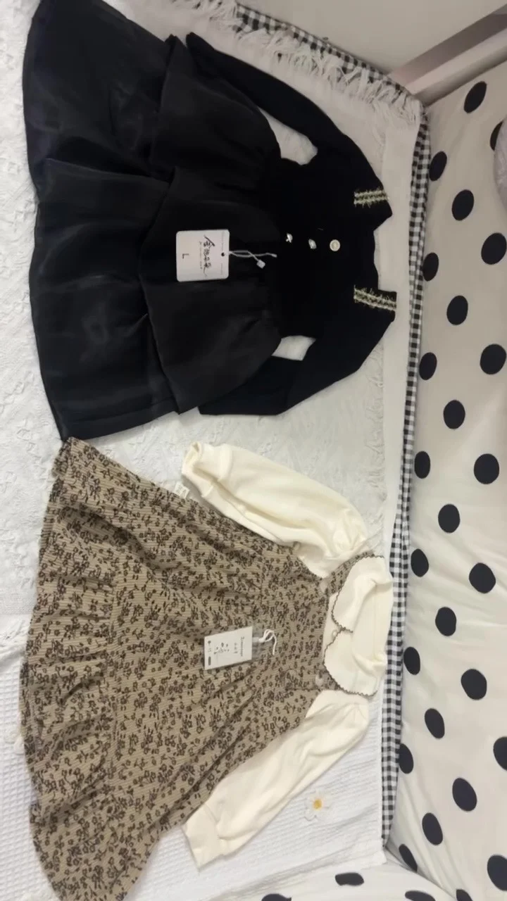 ➗全新100码秋冬女宝衣服裤子毛衣套装裙子➗