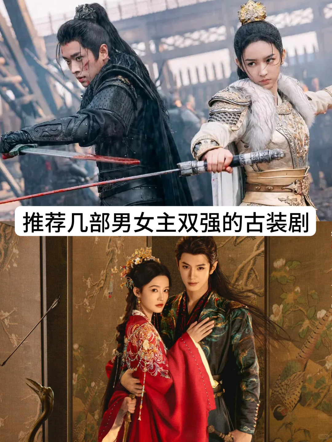 推荐几部男女主双强的古装剧