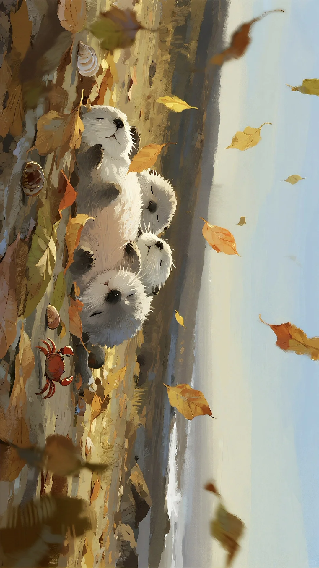 把手机往左边👈倒一下再看看呢