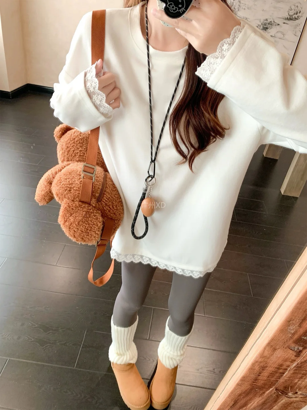 德绒自发热打底衫！蕾丝拼接温柔到犯规✨