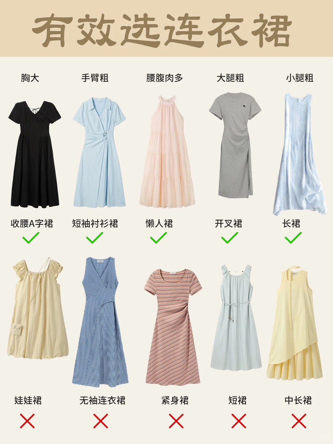 🔥根据身材选衣不踩雷