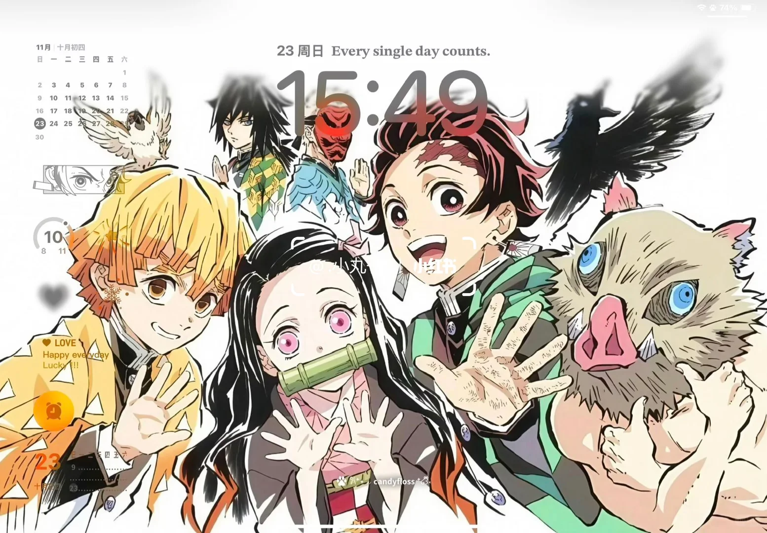 Share | 鬼灭iPad壁纸分享 11.23当刀光划破